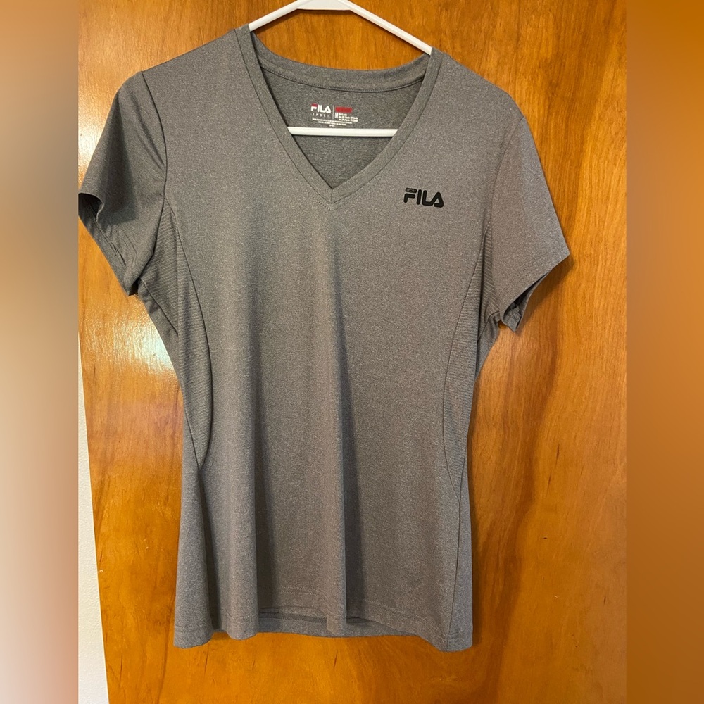 Fila Sport Heather Gray Performance Top